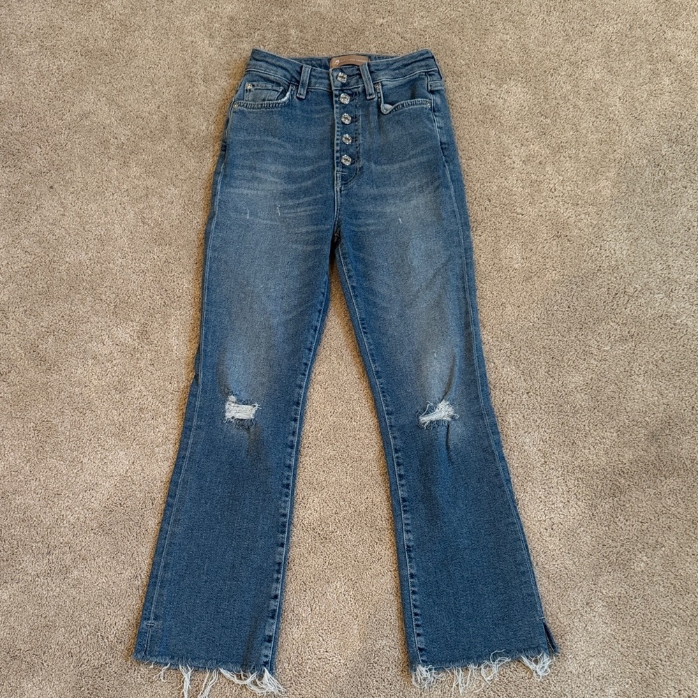 7 For All Mankind - The Ultra High Rise Slim Kick Jeans
